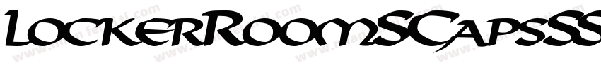 LockerRoomSCapsSSK Bold字体转换